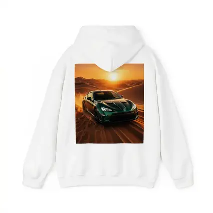 Toyota GT86 Green Coupe Desert Sunset