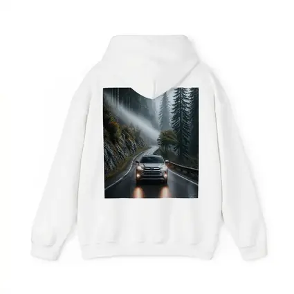 Toyota Highlander SUV Rainy Forest Road