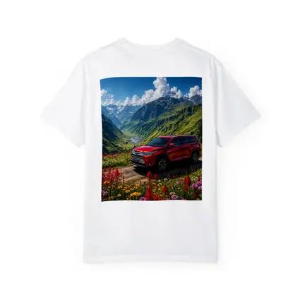 Toyota Highlander Red SUV Mountain Valley