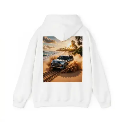 Toyota Land Cruiser Tearing Through Beach Sand
