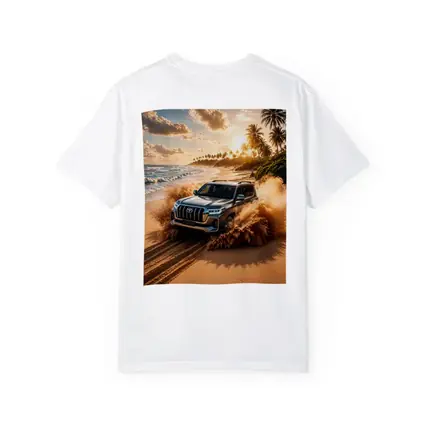Toyota Land Cruiser Tearing Through Beach Sand