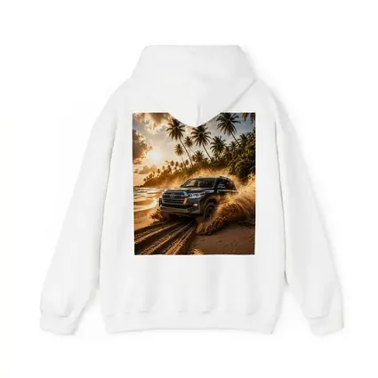 Toyota Land Cruiser Tearing Through Sandy Beach