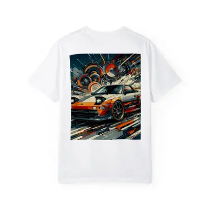 Toyota MR2 Abstract Geometric Art Print