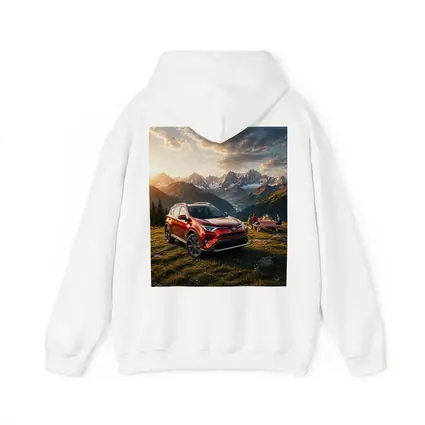Toyota RAV4 Parked in Mountain Sunset
