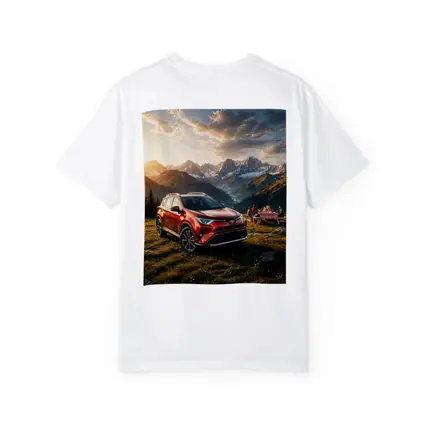 Toyota RAV4 Parked in Mountain Sunset