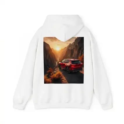 Toyota RAV4 Red SUV Canyon Sunset