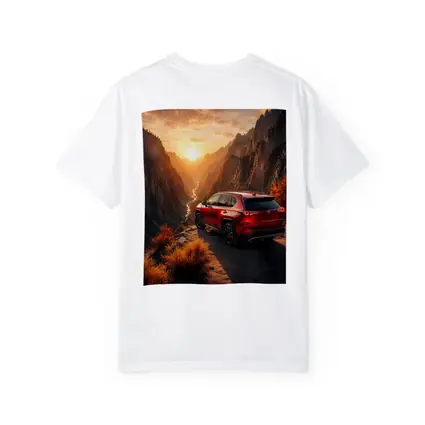 Toyota RAV4 Red SUV Canyon Sunset