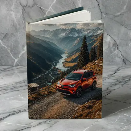 Toyota RAV4 Red SUV Mountain Valley