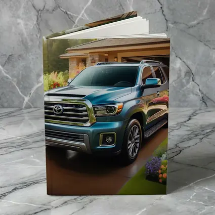 Toyota Sequoia SUV Driveway Home Setting