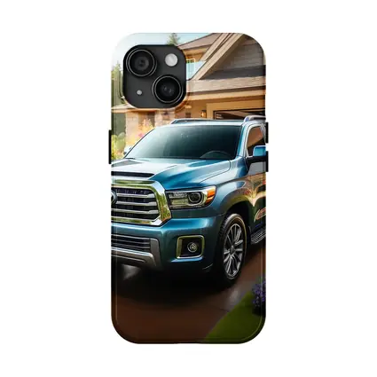 Toyota Sequoia SUV Driveway Home Setting