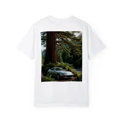 Toyota Supra Silver Coupe Forest River Setting