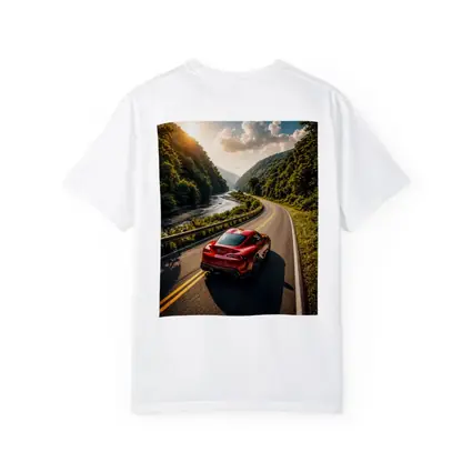 Toyota Supra Red Sports Car Mountain Road