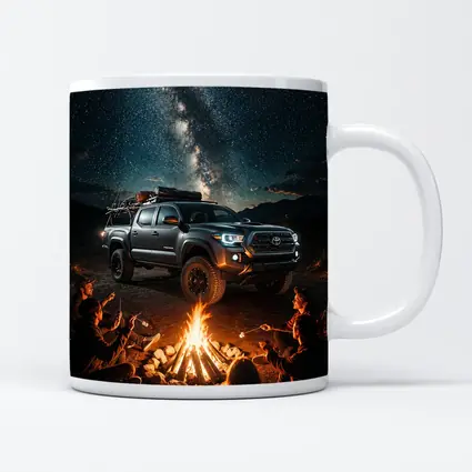 Toyota Tacoma Campfire Night Milky Way
