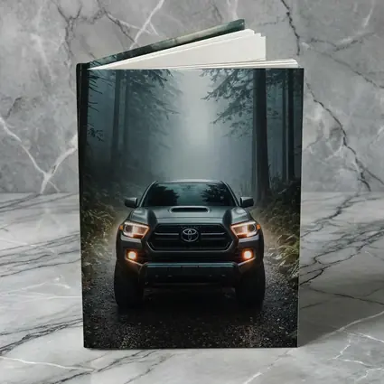 Toyota Tacoma Truck Foggy Forest Trail