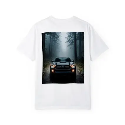 Toyota Tacoma Truck Foggy Forest Trail