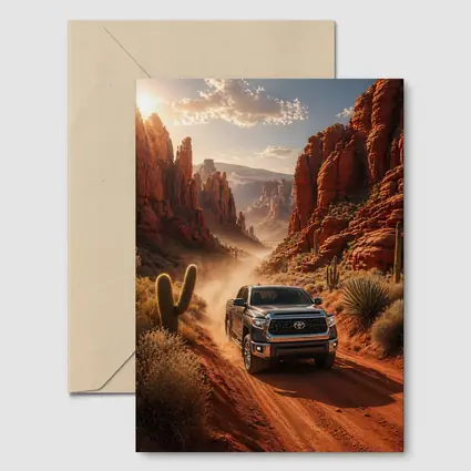 Toyota Tundra Truck Red Rock Canyon Desert