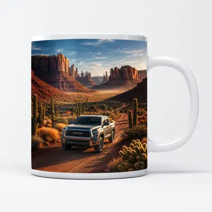 Toyota Tundra Desert Canyon Road Drive