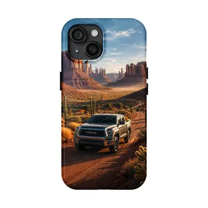 Toyota Tundra Desert Canyon Road Drive