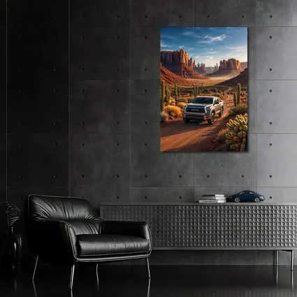 Toyota Tundra Desert Canyon Road Drive