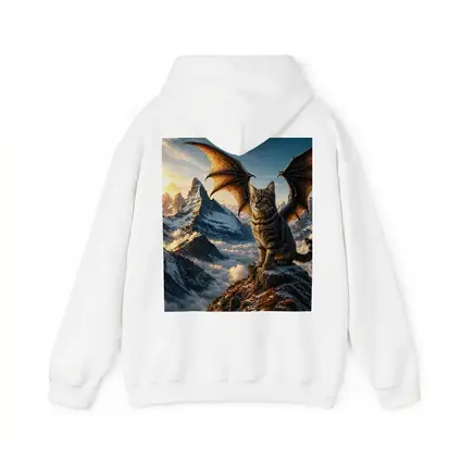 Dragon Wing Cat Above Mountain Peaks