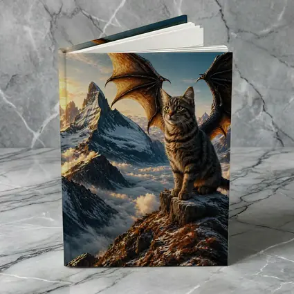 Dragon Wing Cat Above Mountain Peaks