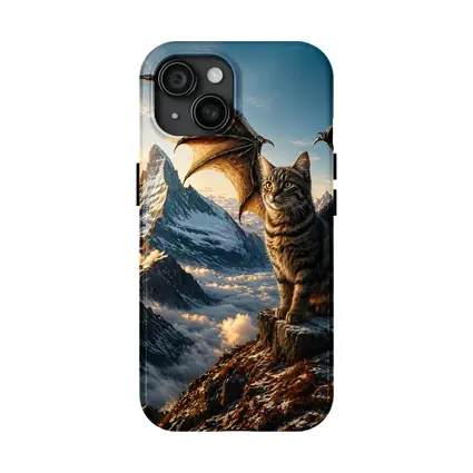 Dragon Wing Cat Above Mountain Peaks