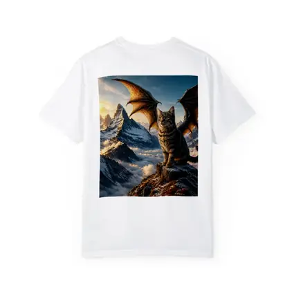 Dragon Wing Cat Above Mountain Peaks
