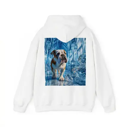 English Bulldog In Crystal Ice Palace