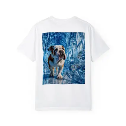 English Bulldog In Crystal Ice Palace