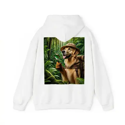 Golden Retriever Explorer Dog in Jungle