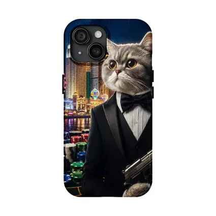 British Shorthair Cat Tuxedo Las Vegas Casino