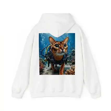 Abyssinian Cat Scuba Diving Coral Reef Underwater