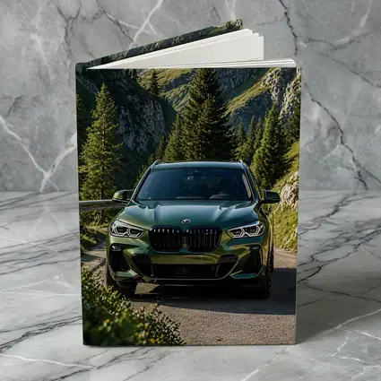 BMW X3 Green SUV Mountain Road Drive