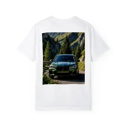 BMW X3 Green SUV Mountain Road Drive