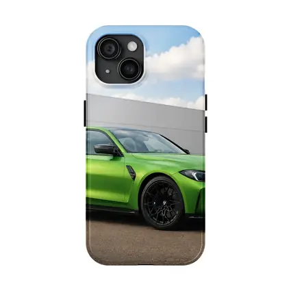 BMW M3 G80 Green Sedan Outdoor