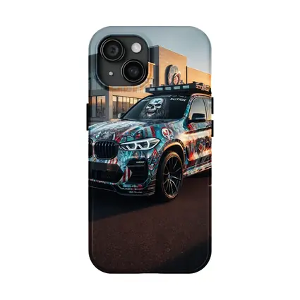 BMW X3 Custom Graffiti Wrap Urban Setting