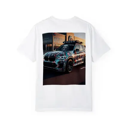 BMW X3 Custom Graffiti Wrap Urban Setting