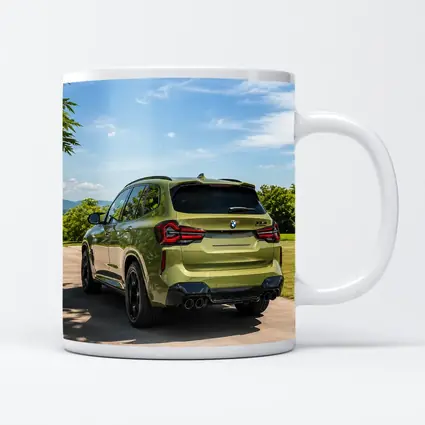BMW X3M Olive Green Rear Outdoor Setting