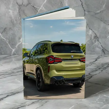 BMW X3M Olive Green Rear Outdoor Setting