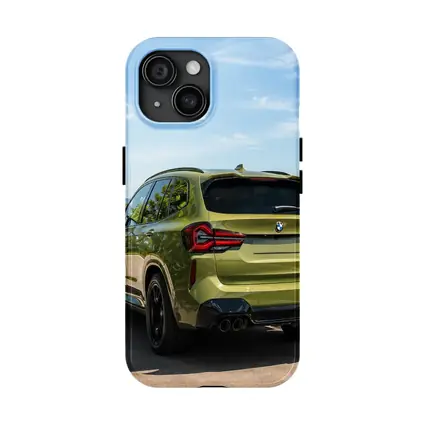 BMW X3M Olive Green Rear Outdoor Setting