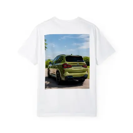 BMW X3M Olive Green Rear Outdoor Setting