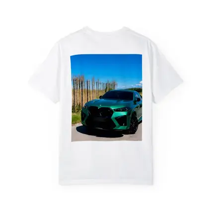 BMW X6M Green on Sunny Country Road