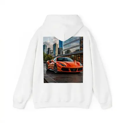 Ferrari 488 GTB Orange City Street