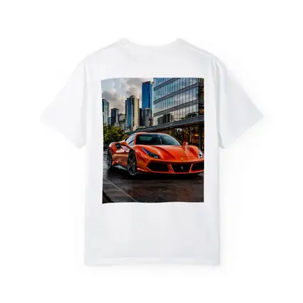 Ferrari 488 GTB Orange City Street