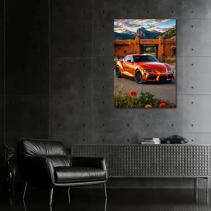 Toyota GR Supra Orange Mountain Adobe Setting