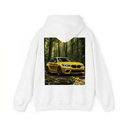 Yellow BMW M2 Parked in Forest