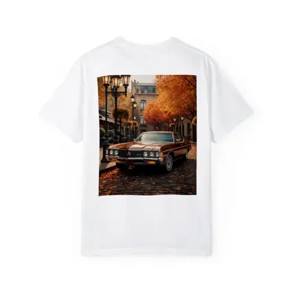 Acura Classic Car Cobblestone Autumn Street