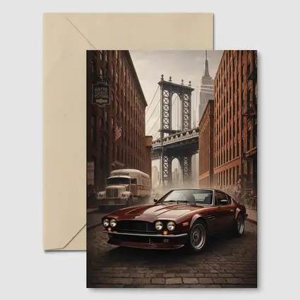 Aston Martin Vantage on New York Street