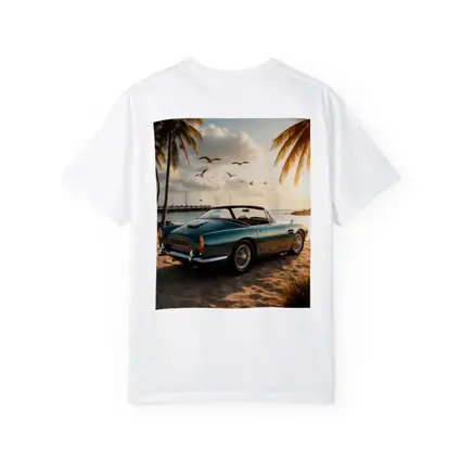 Aston Martin DB5 Classic Car Beach Sunset