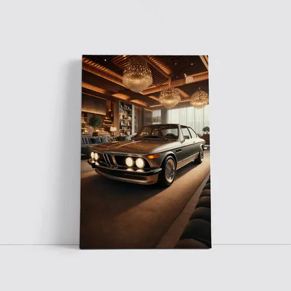 BMW Classic Coupe Luxury Showroom Interior